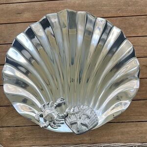 Homegoods Silver Seashell Tray Decor